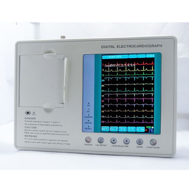Three Channel ECG Machine with Touchscreen