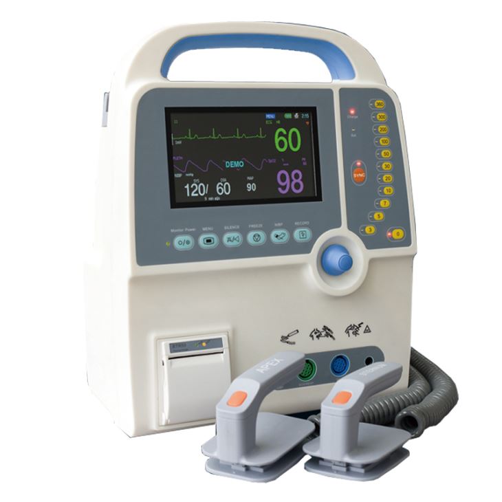 Biphasic Cardiac Defibrillator Monitor