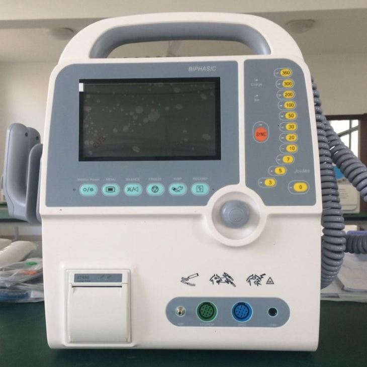 Biphasic Cardiac Defibrillator Monitor